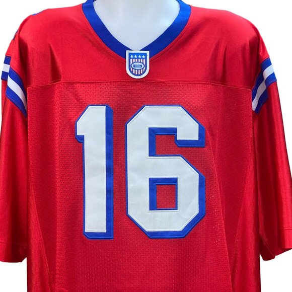 Shane Falco #16 Football Red Jersey Replacements Movie Fan Men Size 3XL - Picture 1 of 10